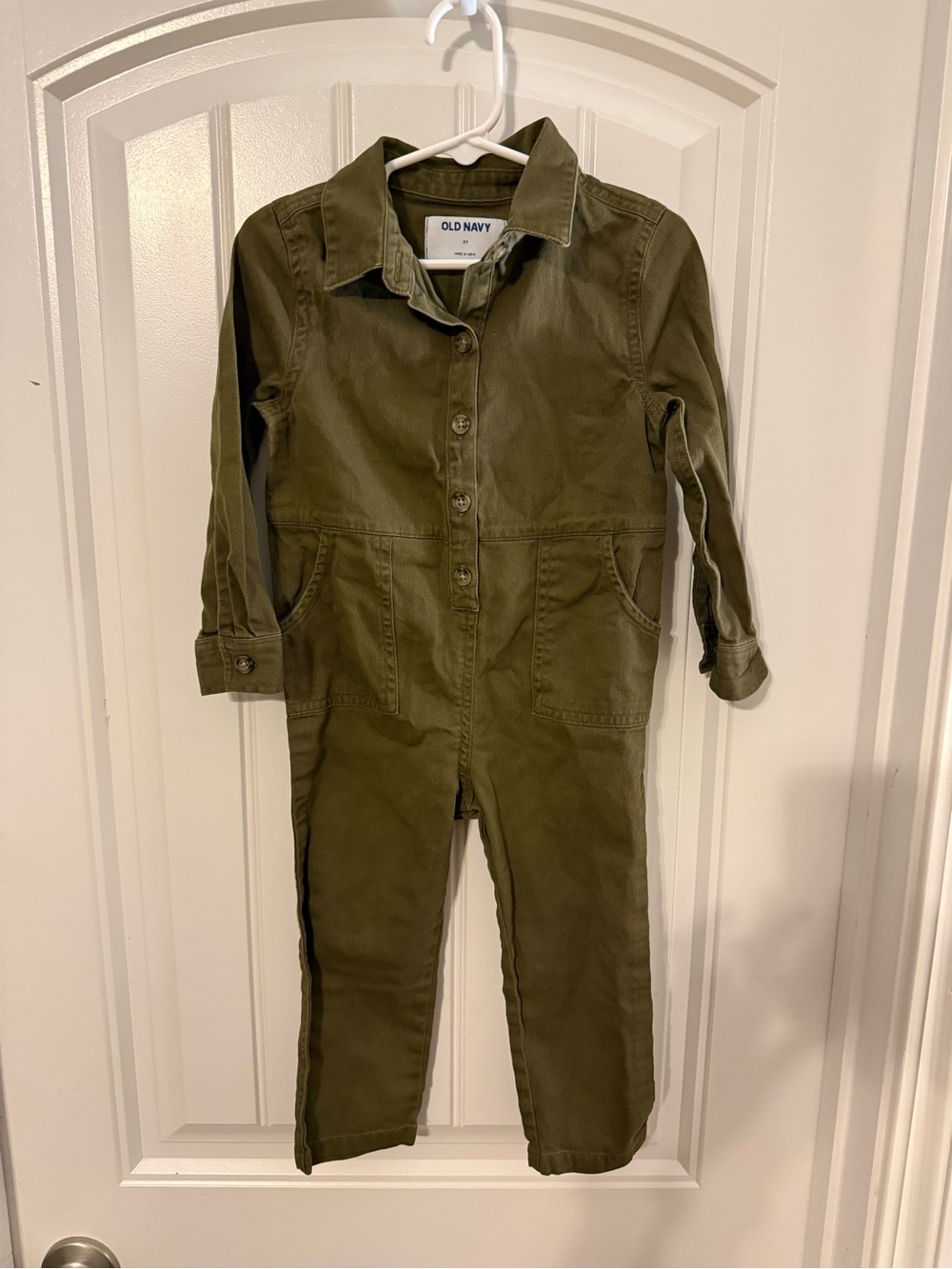 Old Navy Olive Green Toddler Girl Jumpsuit